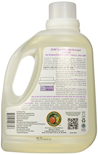 Earth Friendly Products Ecos Liquid Laundry Detergent, Lavender, 170 Ounce #TOP1