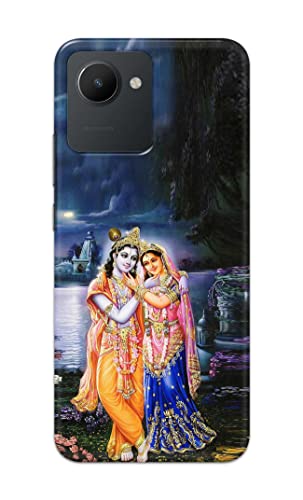 Image of Printed Hard Back Cover Case for Realme C30 | Realme C30s Back Cover (Radha Krishna) -1803