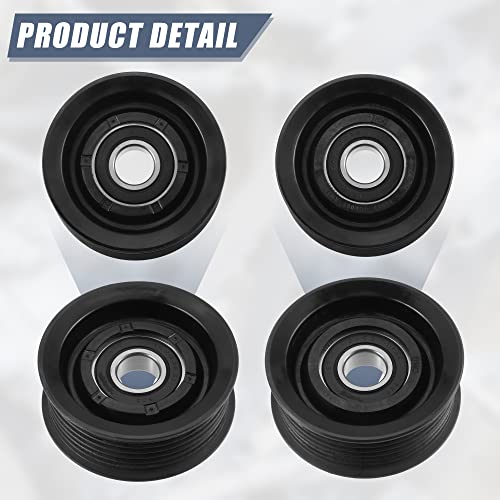 X AUTOHAUX 31190RL2G01 31190RNA003 Car Drive Belt Idler Pulley Crankshaft Pulley Crank Pulley for Honda Civic Fd 2006-2012 for Honda Crossroad Rt4 2007-2010 by X AUTOHAUX - Image 4