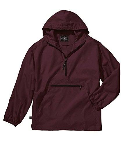Image of Charles River Apparel Youth Pack-N-Go Pullover, Kids Lightweight Packable Water-Resistant Windbreaker
