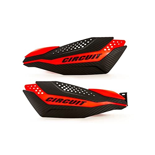 PROT DE MÃO DAKAR YAMAHA CARB/VM PROTETOR DE MÃO DAKAR YAMAHA - CARBON E VERMELHO