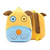 Ladyzone Toddler Backpack Zoo Animals Backpacks Cute Plush Bag Cartoon 10' Preschool Book Bag For...