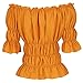 Kranchungel Peasant Blouses for Women: Renaissance Shirt Halloween Costumes Woman 2026 Pirate Costume Themed Party Aged 25-35 Ginger X-Large