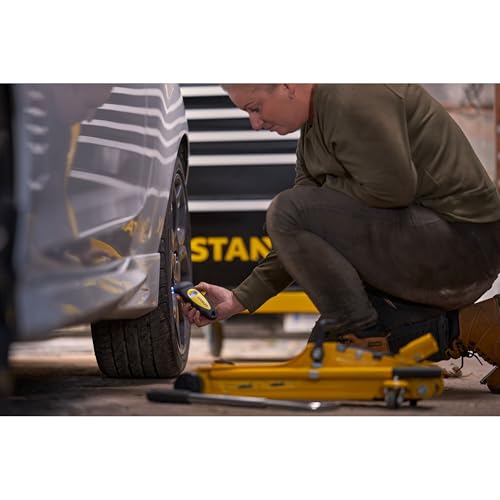 STANLEY STHT80874-0 Testeur de pression de pneu digital, Noir