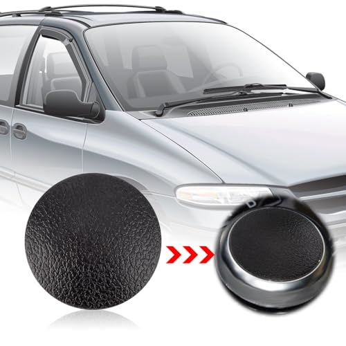 PEUTIER Shift Shifter Knob Cap, 1.65in Black Rubber Shifter Lever Knob Cover Car Accessory Compatible with 2011-2020 Dodge Caravan Town and Country - Thumbnail 6