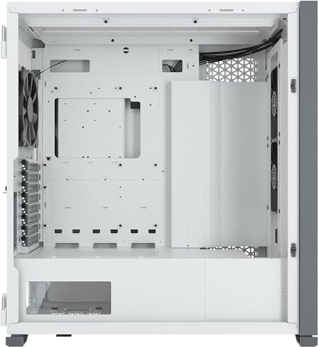 7000D AIRFLOW Case per PC ATX Full-Tower (Pannello Anteriore a Flusso d'aria Elevato, Tre Ventole da 140 mm con Ripetitore PWM Incluse, Generoso Spazio Interno), Bianco - Case PC - Immagine 12