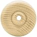 New Image Group VBAG-10036 Wood Turning Shapes Value Pack, 1-1/2-Inch by 1/2-Inch Toy Wheel, 1/4-Inch Hole, 12-Pack