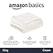 Amazon Basics Ultra-Soft Micromink Sherpa Throw Blanket, King, Cream