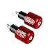 BarBaren CNC Bar ends Handlebar Grip End Caps For GSX-R600 1999-2021 GSX-R750 2000-2021 GSX-R1000 2001-2016 Red