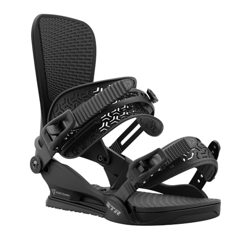Union STR Men's Snowboard Bindings, Black 25, Large