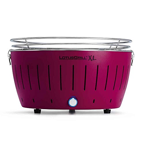 lotus grill bbq in plum with free lighter gel & charcoal