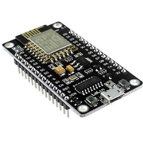 Prakti Nodemcu Esp8266 Serial Wireless Module Ch340 WiFi Development Board, Black