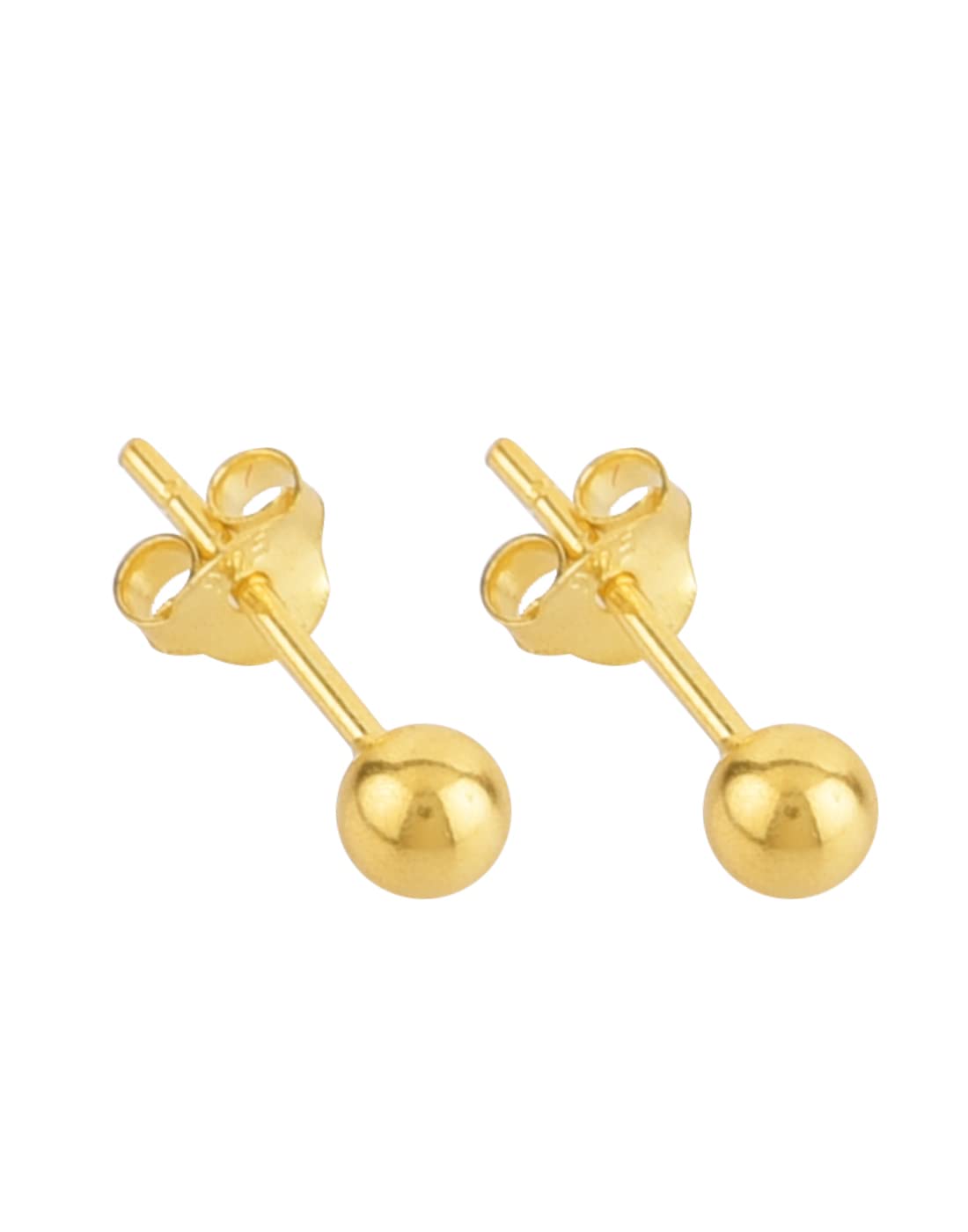 abhooshan Unisex 925 Sterling Silver & Gold Plated Piercing Ball Stud Earrings For Helix Cartilage Tragus Ear Lobe | With Certificate Of Authenticity (14K Gold Plated Sterling Silver, 5Mm) (B0BW9FKDRD) Amazon Price History, Amazon Price Tracker