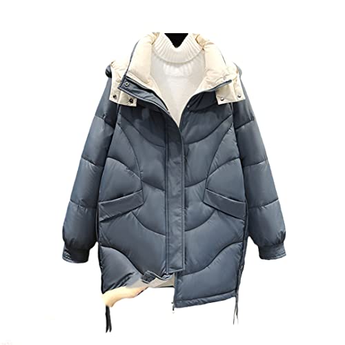 Veste d'hiver épaisse femme à capuche : isolation maximale en taille 3XL