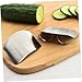 TOPPERFUN 2pcs Sturdy Stainless Finger Protector Cut Gloves for Kitchen Finger Guard Food Cutting Hand Protector Kitchen Tools