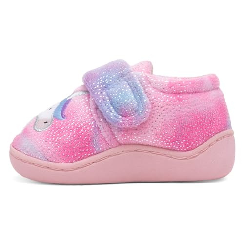 The Slipper Company Girls Pink Unicorn Slipper - Size 5 UK - Pink