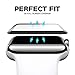 [3 Pack] Apple Watch Screen Protector (38mm Compatible iWacth Series 3/2/1) 3D Tempered Film Max Coverage Screen Protector HD Clear Anti-Bubble for Apple Watch 38mm Series 3/2/1