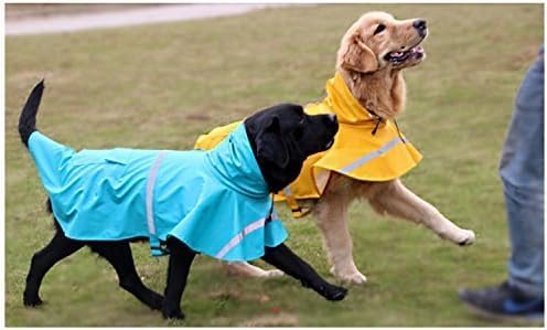 Anti-pluie pour chien mouillé veste imperméable avec capuche