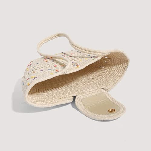 PuTian Woven Tote Handbag for Women summer Beach Shoulder Bag Top-Handle Vintage Purse for Vocation Travel3