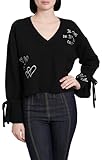 Cinq a Sept Emilee Cardigan, Black/Ivory, Small