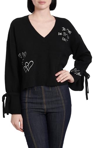 Cinq a Sept Emilee Cardigan, Black/Ivory, Small