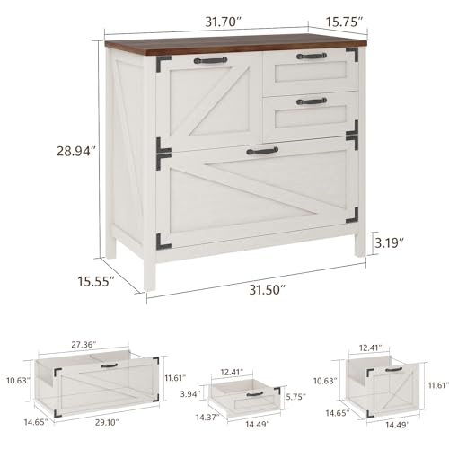 Lateral-File-Cabinet-with-4-Drawers-Farmhouse-File-Cabinet-for-LetterLegalA4-Size-Hanging-Files-Large-Wood-File-Storage-Cabinets-Printer-Stand-for-Home-Office-Cabinet-Rustic-White Lateral File Cabinet with 4 Drawers Farmhouse File Cabinet for LetterLegalA4 Size Hanging Files Large Wood File Storage Cabinets Printer Stand for Home Office Cabinet Rustic White
