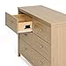 Graco Olivia 6 Drawer Double Dresser (Driftwood) – GREENGUARD Gold Certified Storage for Baby and Kids Bedroom, Interlocking Drawer System, Anti-Tip Kit Included