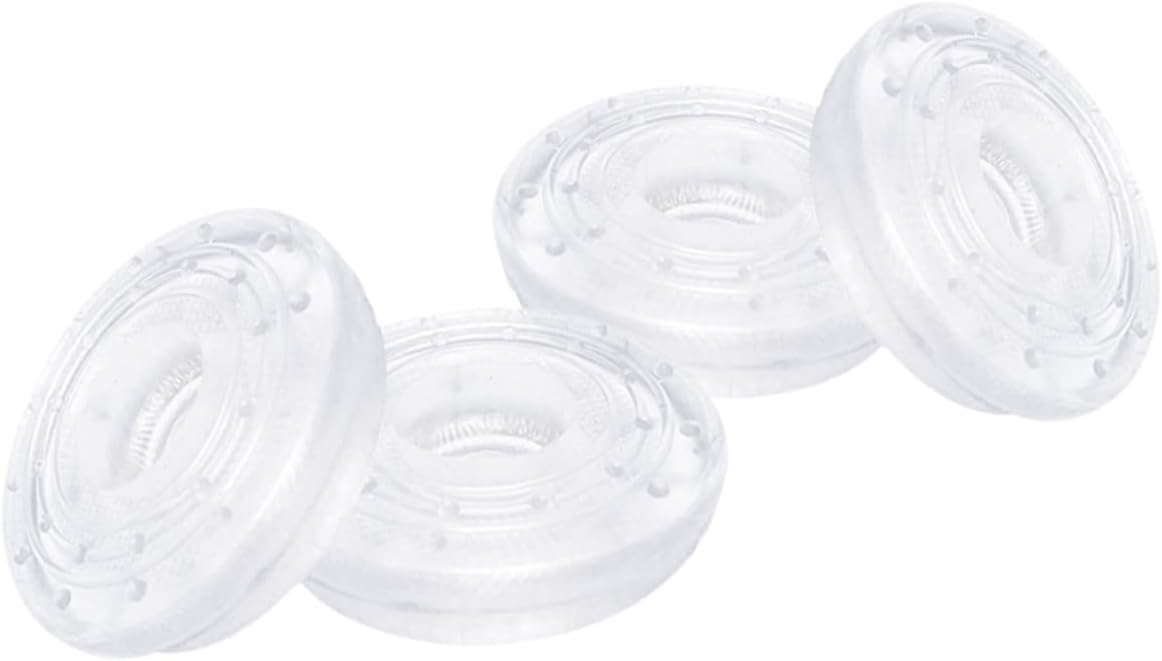 VICASKY 2 Pairs Non Slip Bar Pads for Upper Body Workouts Transparent Rubber Ring Covers for Home Use Doorway Pull Up Bar End Pads Space Saving Fitness Tool for Indoor Training