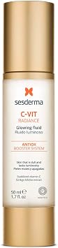 Sesderma C-Vit Radiance Glowing Fluid 50ml - Daily Vitamin C Serum for Face - Anti-Wrinkle & Radiance Uplift - Ideal for Combination Skin with Nanotech Technology