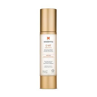 Sesderma C-VIT Radiance Glowing Fluid, Brighten Dull Skin & Combat Fatigue with Antioxidant Properties, 50ml