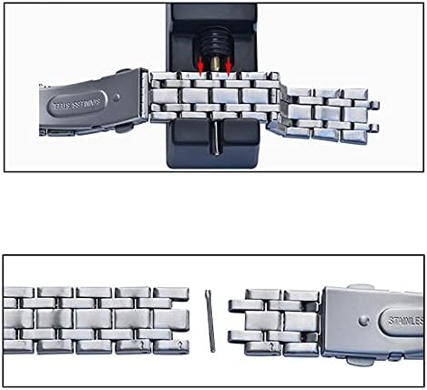 LAIYOHO 1 Piece Watch Strap Link Remove Repair Tool Kit with 2 Extra Pins Watch Pin Remover Tool for Watch Band Link Pin Removal and Watch Sizing(Black)
