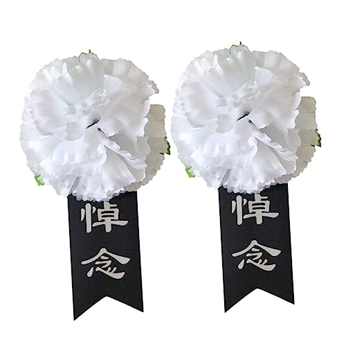 TINEASUR 50pezzi Corsage Mourning Per Funerali Accessori Piccole Per Cerimonie Funebri Include Bracciale Commemorazioni