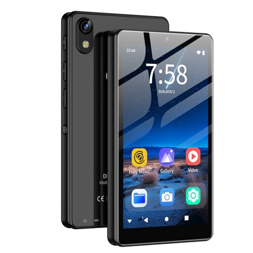 32GB MP3 Player with Bluetooth and WiFi, Oilsky 4.02" HD Music Player with Spotify, Audible, Amazon Music, Deezer, MP3 & MP4 Players Android 13 Touch Screen and Speaker, Up to 1TB