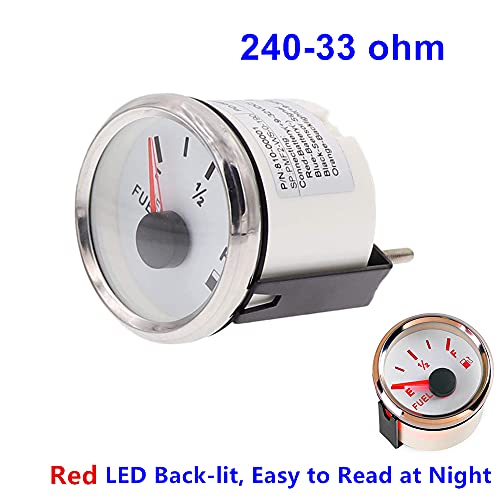 100Tech Marine Fuel Sending Unit 18" (240-33 Ohms) Bundle Boat Fuel Level Gauge Marine(240-33 Ohms) #TOP4