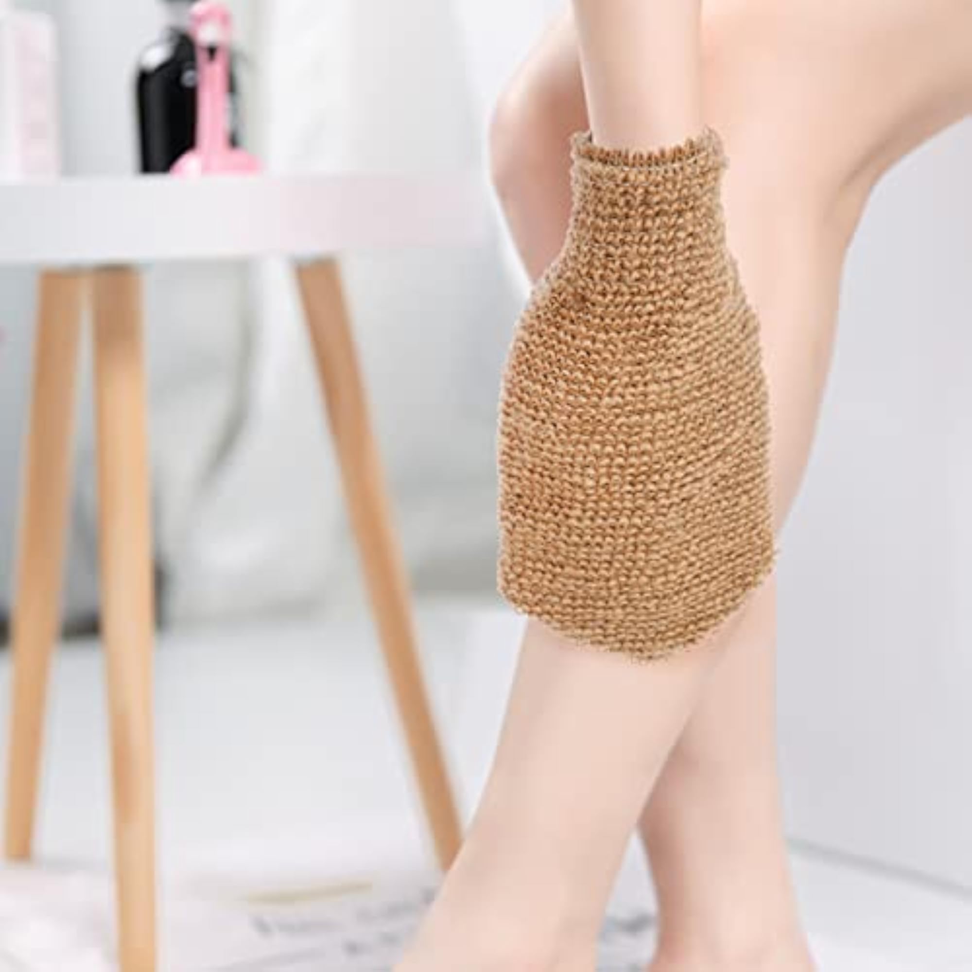Exfoliating Bath Gloves Washcloth Set for Spa