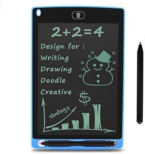 15R 8.5" E-Writer LCD Writing Pad Paperless Memo Digital Tablet/Notepad/Stylus Drawing for Erase Button & Pen to Write (Random Colour)