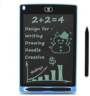 دفتر كتابة رقمي بشاشة ال سي دي مقاس 8.5 بوصة من بادي ميت 15R مقاس 8.5 بوصة، تابلت رقمي/ مفكرة/ قلم لرسم زر المسح وقلم للكتابة (لون عشوائي)