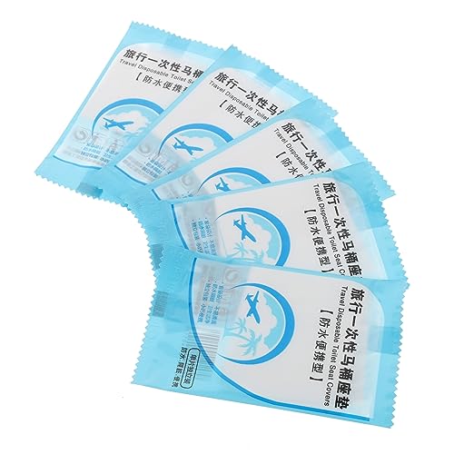 Cabilock 1Bag Disposable Toilet Seat Covers Tear Resistant Travel Friendly for Adults for Public Restrooms Go Use