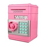Facile da usare: inserire le monete dallo slot per monete sulla parte superiore della banca e quando si depositano le bollette, si succhia automaticamente i soldi invece di farlo scivolare dentro. Nessuno può aprire la cassaforte senza password.