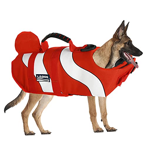PENIOR ライフジャケット 犬用 水着 高浮力 干しやすい 水泳の練習 水泳救命胴衣 救急服 水遊び用 運動用 水泳必需品 水洗い サイズSML 3色展開
