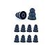 Earphones Plus EP-BLK-TRI-4B-L Tri level, Triple flange earphone cushions, replacement earbud tips, Large, Black
