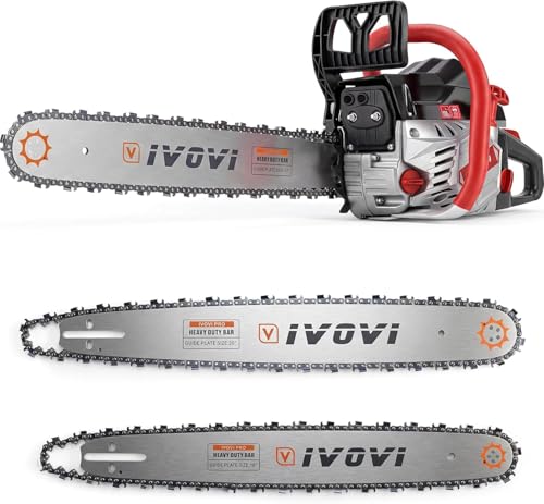 IVOVY 63CC 20-Inch Gas Chainsaw