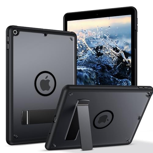 GUAGUA for iPad 6th/5th Generation Case 9.7 Inch (2018/2017), Magnetic Cases with Invisible Portrait/Landscape Stand Protective Kickstand Case for iPad 9.7 Inch 2018 (6th Gen) / 2017 (5th Gen), Black
