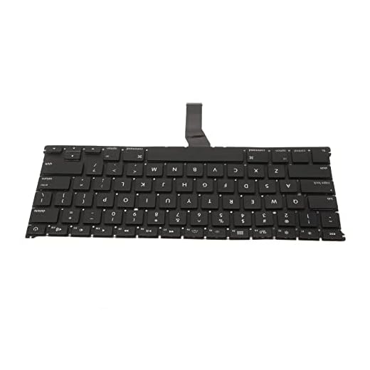 Teclado de Substituição para Laptop Com Vida útil de 5 Milhões de Teclas, Tamanho Compacto, Operação Simples, Compatível Com MacBook Air de 13 Polegadas A1369 A1466