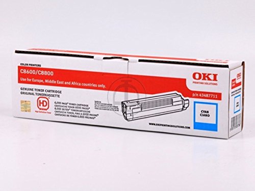 Toner cyan OKI C 8800 DN pour imprimer vos dossiers de présentation professionnels - 3