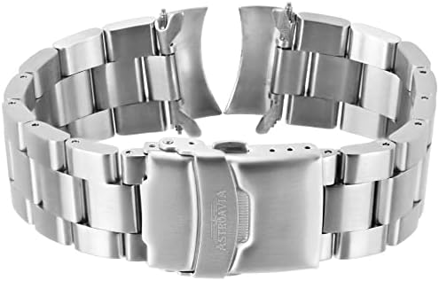 Astroavia N31S - Orologio da polso da uomo, con cronografo al quarzo,  cinturino in acciaio INOX massiccio, bracciale : Amazon.it: Orologi