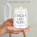 NANOOER Coach Gifts for Women or Men, Appreciation Gift for Baseball Softball, Best Birthday Gift for Volleyball Hockey Coach, Coach’s Last Nerve, Lavender Scented Candles