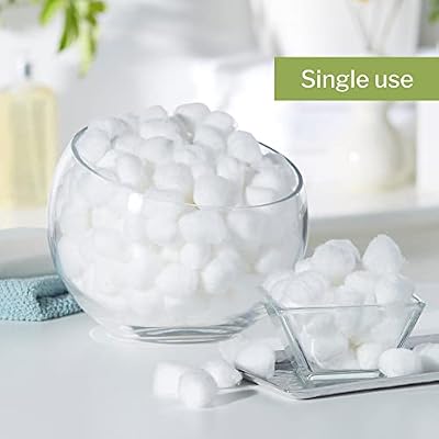 McKesson Cotton Balls [2000 Count] Bulk, 100% Pure Cotton Balls for Face, Nail Polish Remover, Makeup, Medium