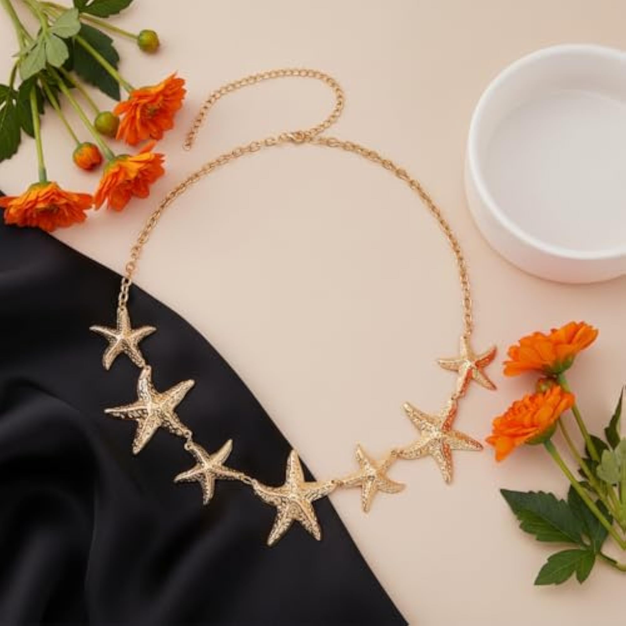 Starfish Waist Chain for Adjustable Tone Hip Belt, Beachwear Gift