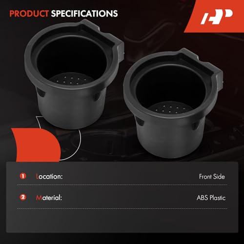 Portavasos Negro Compatible Nissan 2 Pack miniatura 2